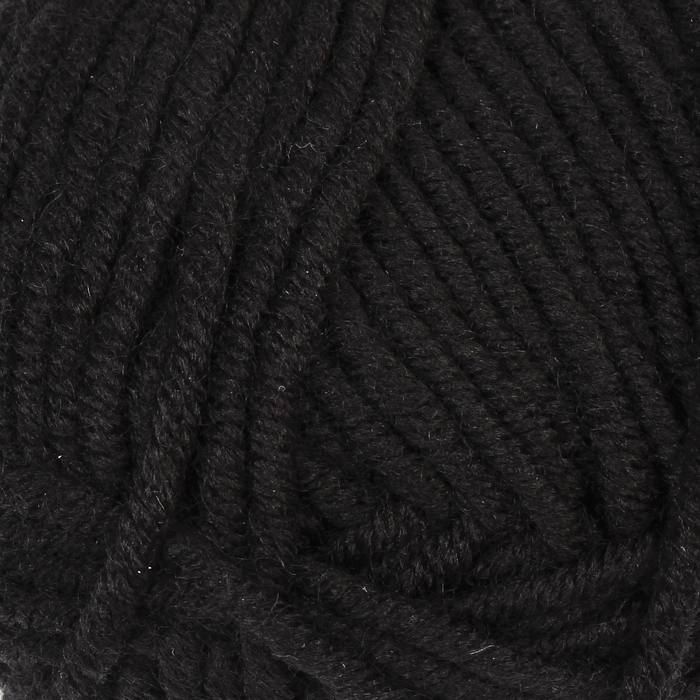 Пряжа "Arctic" 40% шерсть, 60% акрил 100м/100гр (6052 чёрный)