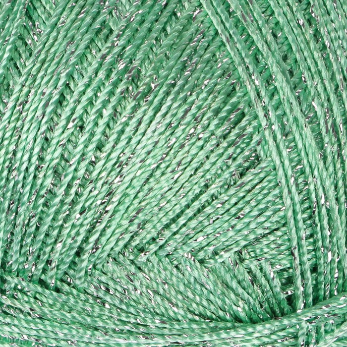 Пряжа "Bright" 80% полиамид, 20% металлик 340м/90г (239 св. зелёный)