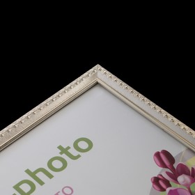 

Фоторамка пластик Еллоу Фото 30x40 Камея 124-15 серебро