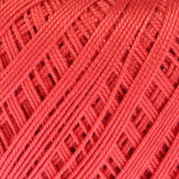 Пряжа "Lily" 100% хлопок 225м/50гр (4910 алый)