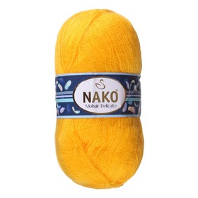 

Пряжа "Mohair delicate" 5% мохер,10% шерсть, 85% акрил 500м/100гр (6142 жёлтый)