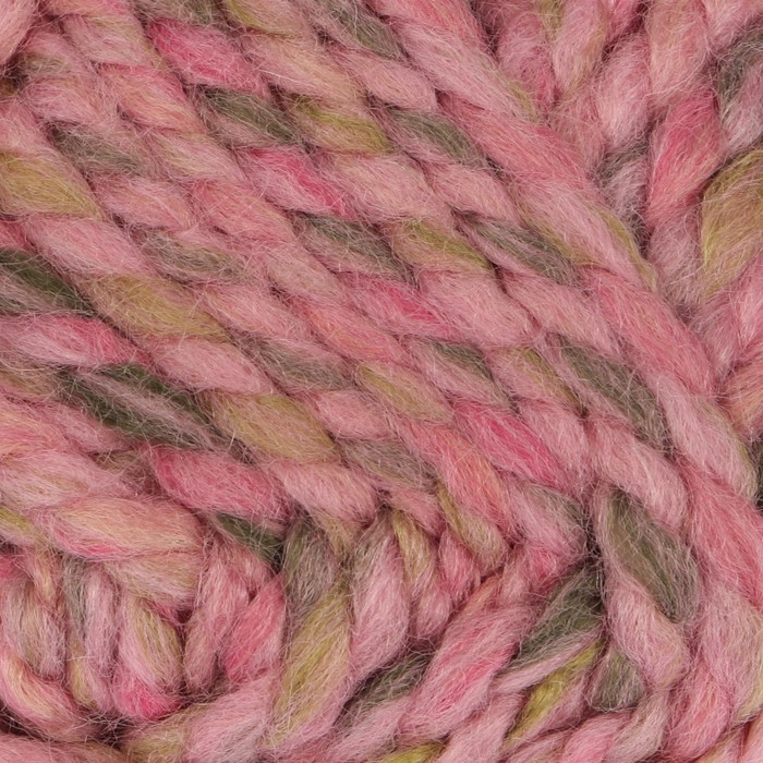 Пряжа "Spaghetti Effect" 25% шерсть, 75% акрил 60м/100гр (75534 розово-серый)