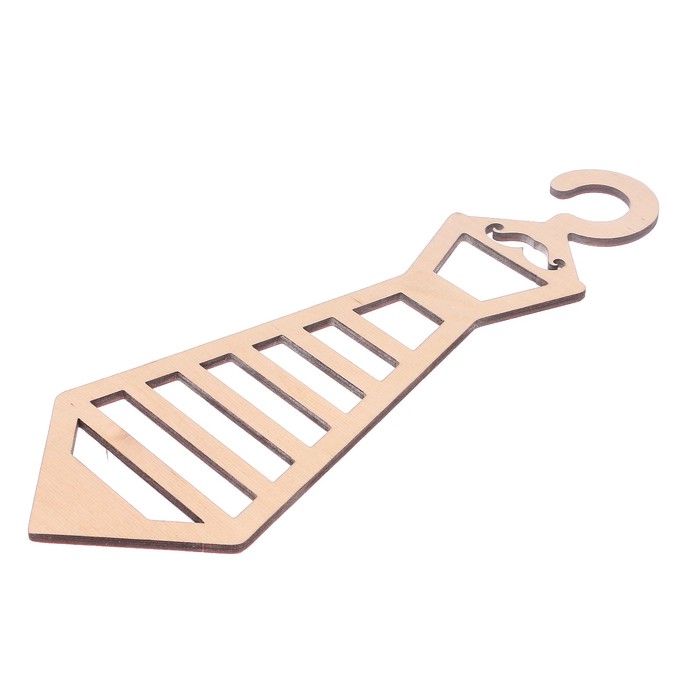 Основа для творчества вешалка из фанеры "Галстук" 12х36,5х0,6 см