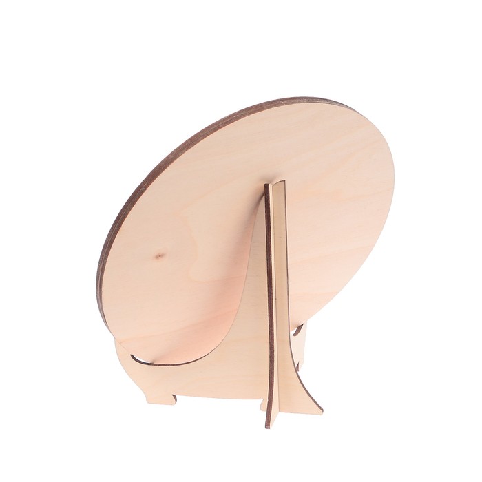 Фоторамка из фанеры на подставке"Футбольный мяч" d=20,5 см (набор 4 детали)