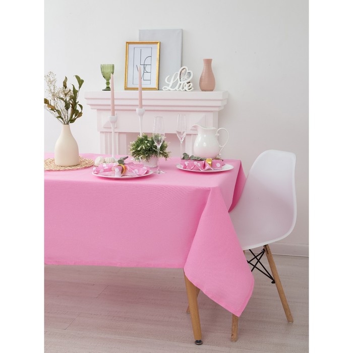 Скатерть "Этель" Капкейк 145х250см, рогожка 100% хл