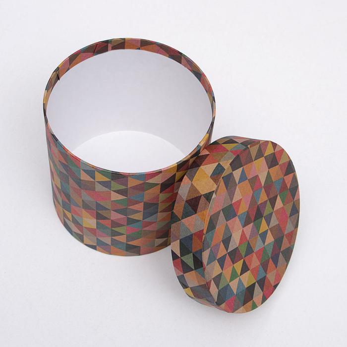 Набор круглых коробок 3в1 "Калейдоскоп", 20 х 20 х 20 - 15 х 15 х 15 см