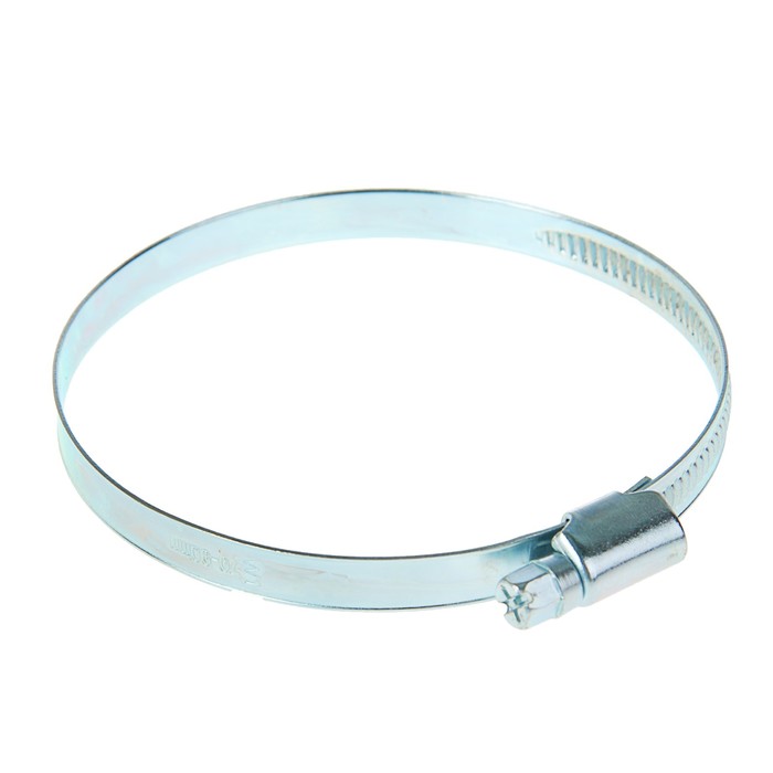 Хомут червячный NN W1, диаметр 70-90 мм, ширина ленты 9 мм, оцинкованный