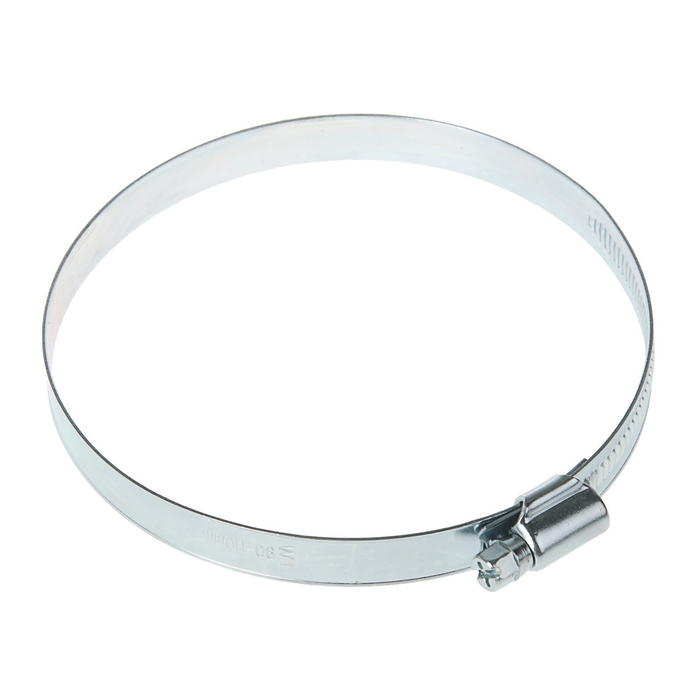 Хомут червячный NN W1, диаметр 90-110 мм, ширина ленты 12 мм, оцинкованный