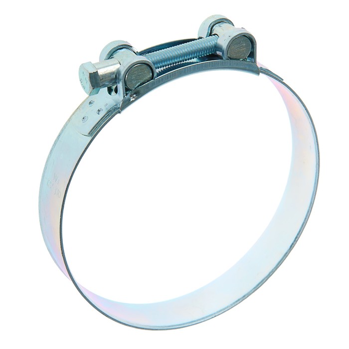 Силовой хомут NN, диаметр 122-130 мм, оцинкованный