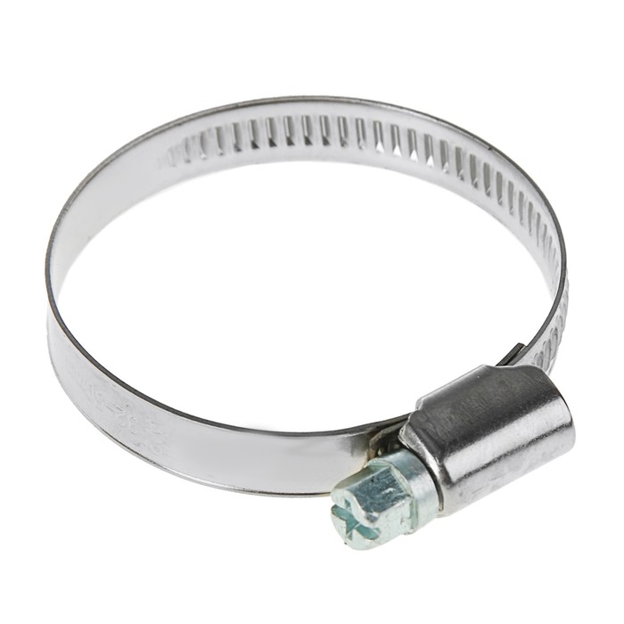 Хомут червячный NN W2, диаметр 32-50 мм, ширина ленты 9 мм, нержавеющая сталь