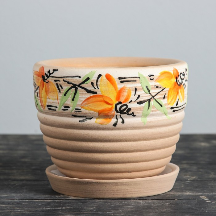 Набор кашпо "Лилия", 4 шт.