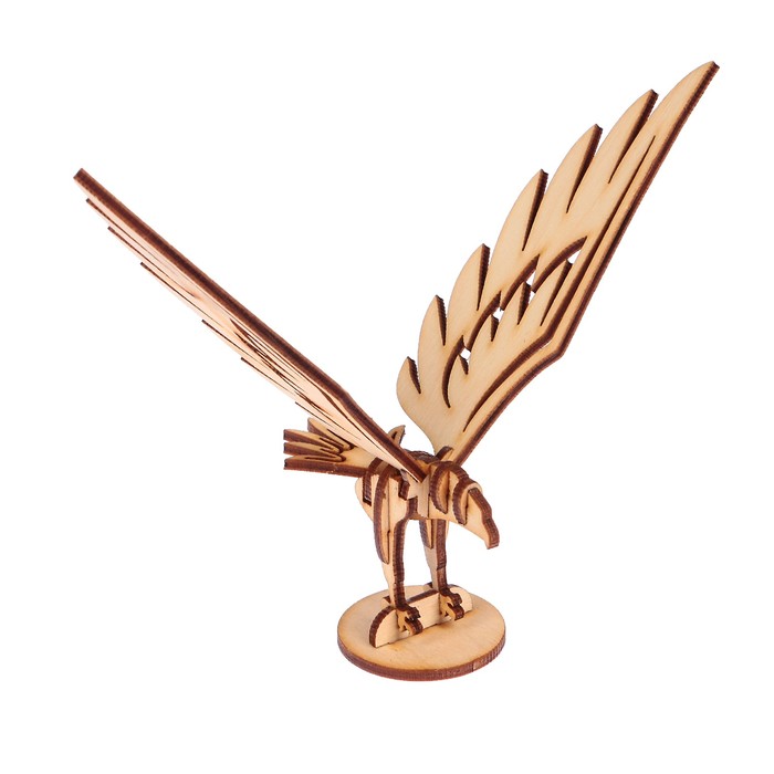 Фигурка для декора из фанеры  "Орел" на подставке, 9х12х13 см
