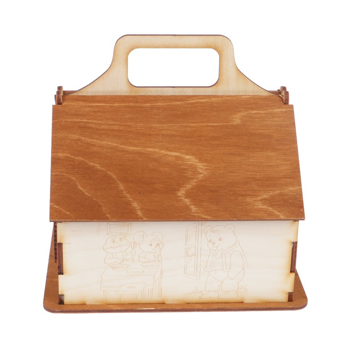 Чайный домик из фанеры "Теремок" 16,5х13,5х16,5 см