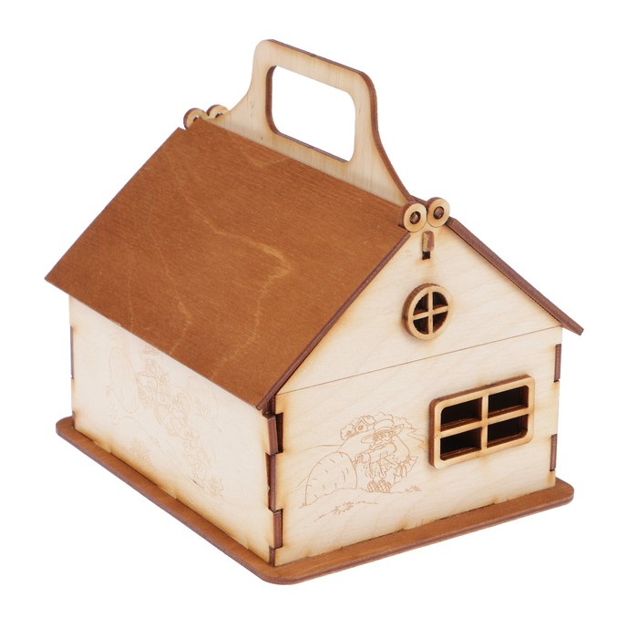 Чайный домик из фанеры "Репка" 16,5х13,5х16,5 см