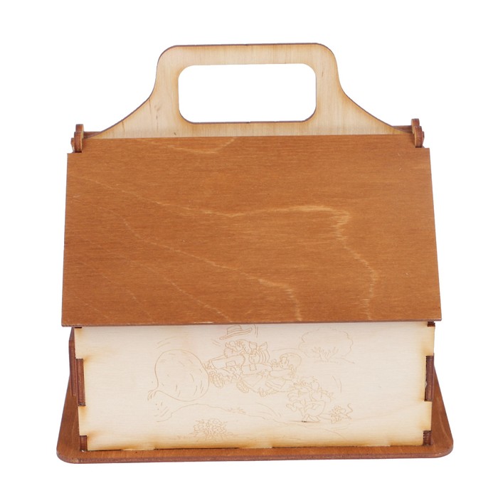 Чайный домик из фанеры "Репка" 16,5х13,5х16,5 см