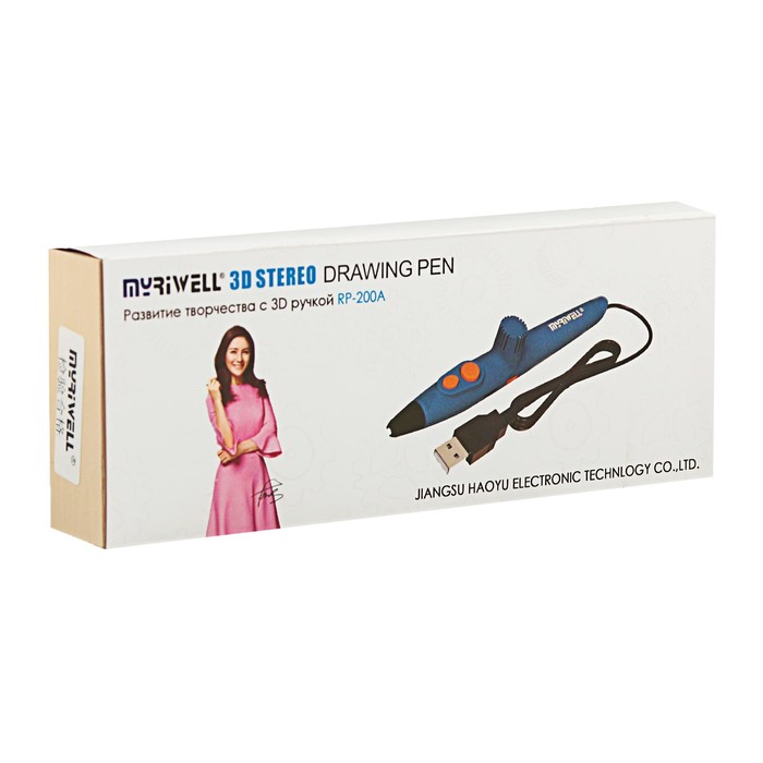 3D ручка Myriwell RP-200A-LB, KID (PCL), синяя Уценка