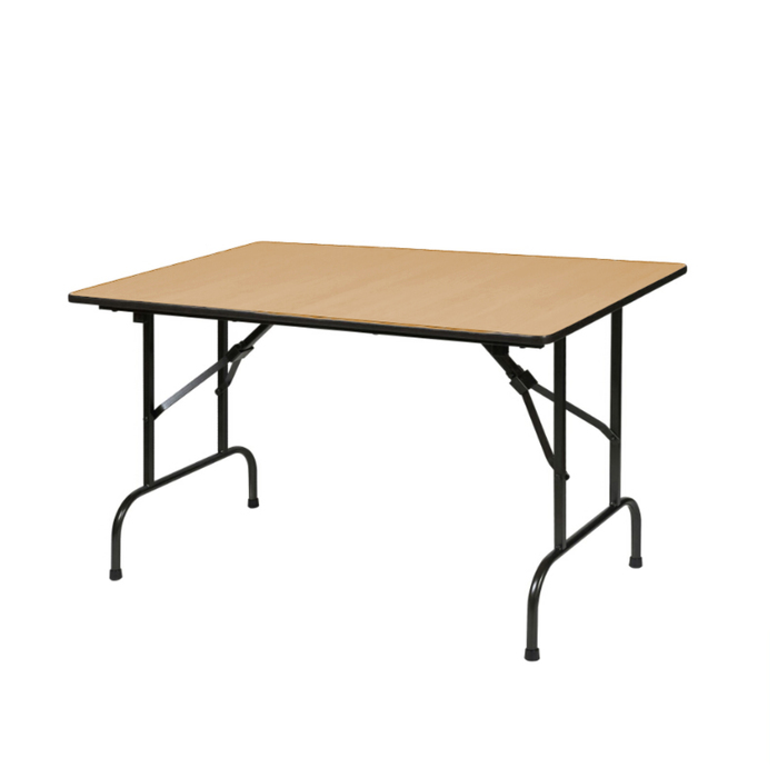 Складной стол "Лидер 1", 1200х600 мм, ножки чёрные, столешница вишня