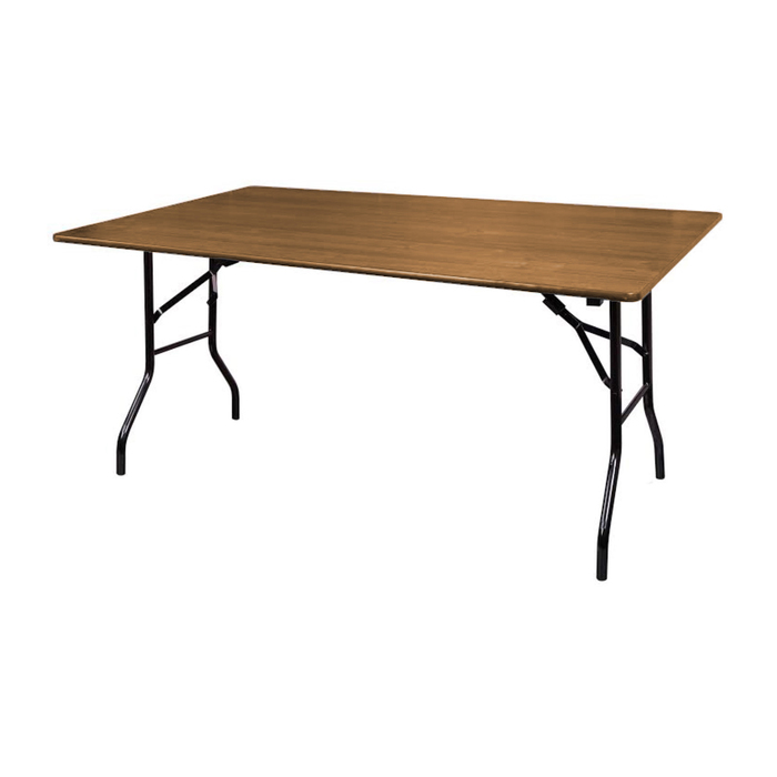 Складной стол "Лидер 2", 2000х900 мм, ножки чёрные, столешница бук