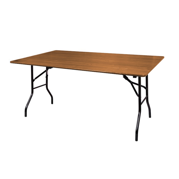 Складной стол "Лидер 2", 2400х900 мм, ножки чёрные, столешница вишня