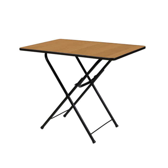 Складной стол "Лидер 6", 700х700 мм, ножки чёрные, столешница вишня