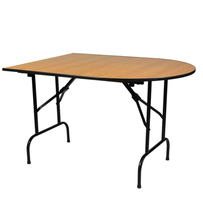 Складной стол "Лидер 7", 1200х900 мм, ножки чёрные, столешница вишня