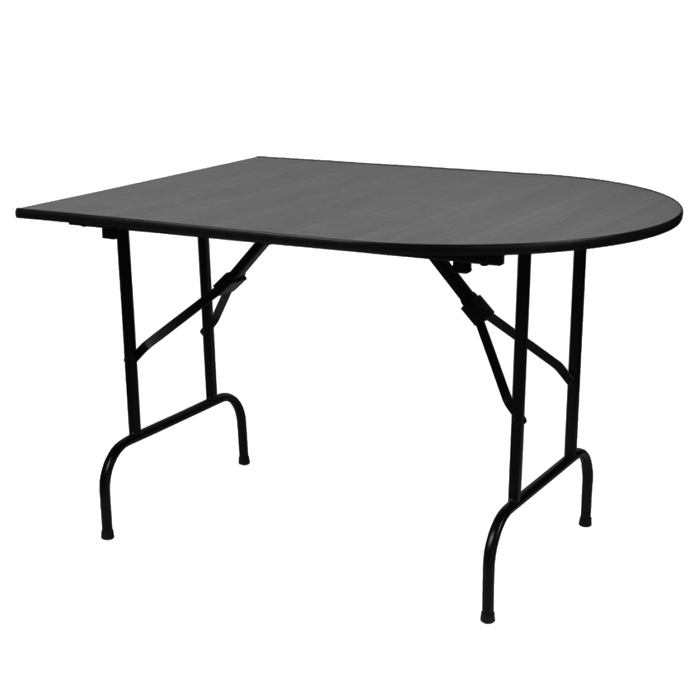 Складной стол "Лидер 7", 2250х700 мм, ножки чёрные, столешница венге