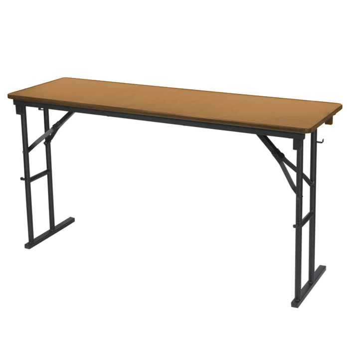 Складной стол "Лидер 10", 1500х500 мм, ножки чёрные, столешница вишня