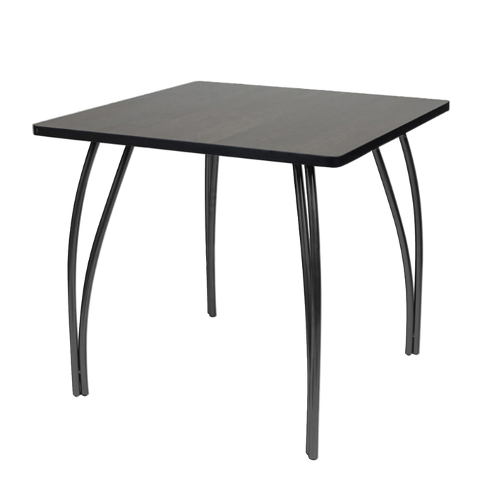 Стол "Лидер 23", 1200х600 мм, ножки чёрные, столешница венге