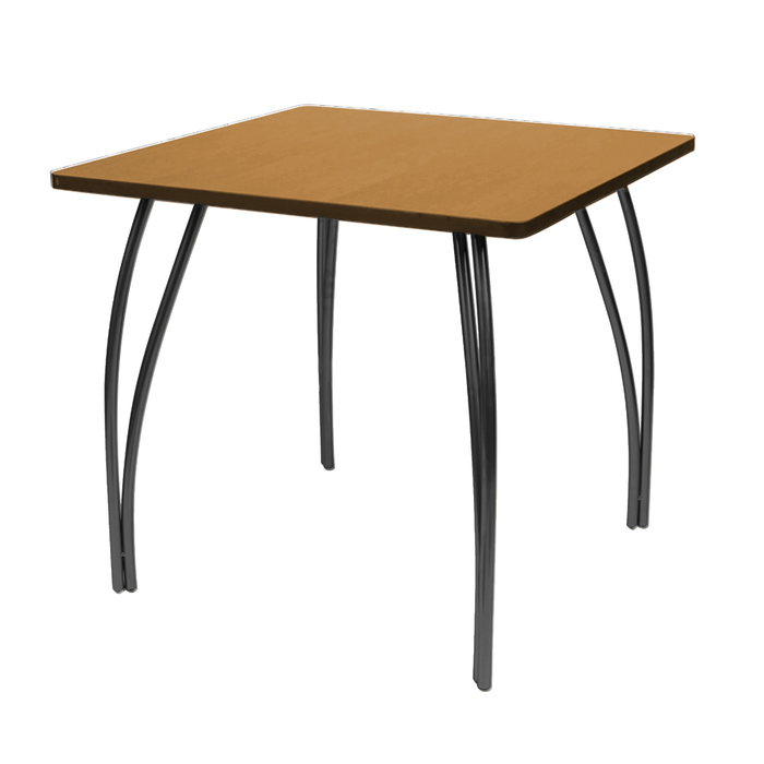 Стол "Лидер 23", 1200х600 мм, ножки чёрные, столешница бук