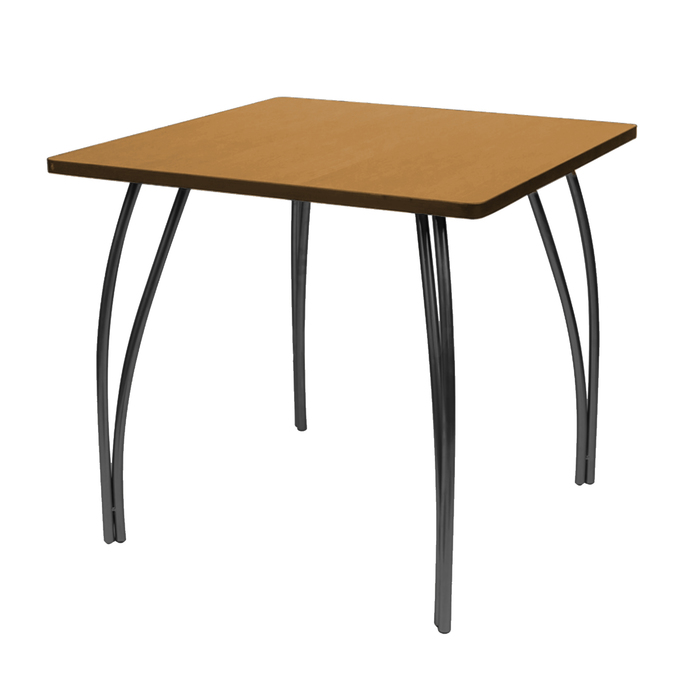 Стол "Лидер 23", 1200х800 мм, ножки чёрные, столешница вишня