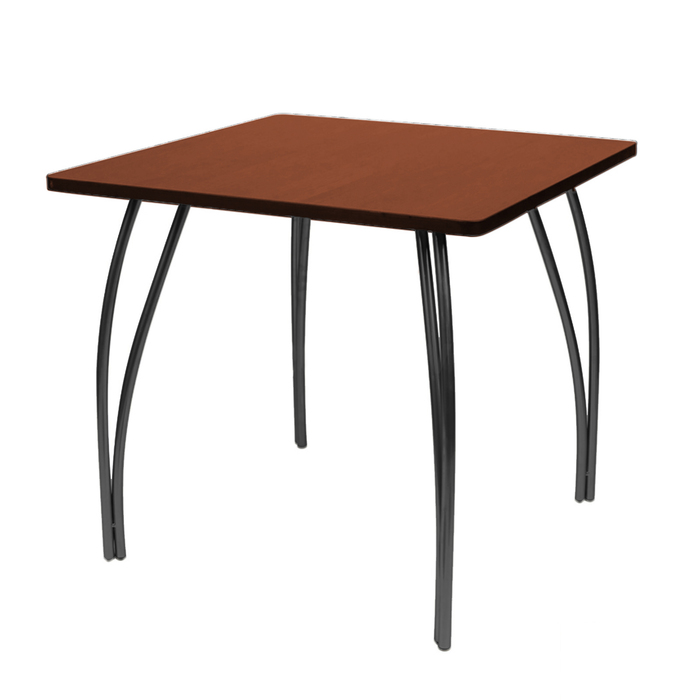 Стол "Лидер 23", 1500х750 мм, ножки чёрные, столешница орех