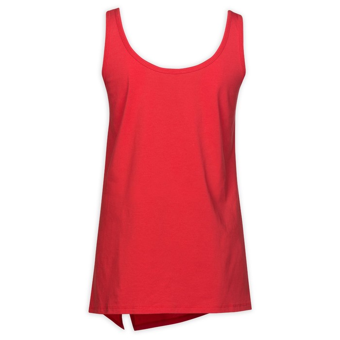 Майка женская, размер S, цвет красный