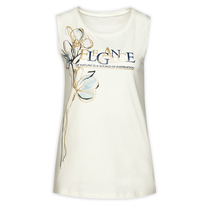 Майка женская, размер L, цвет молочный