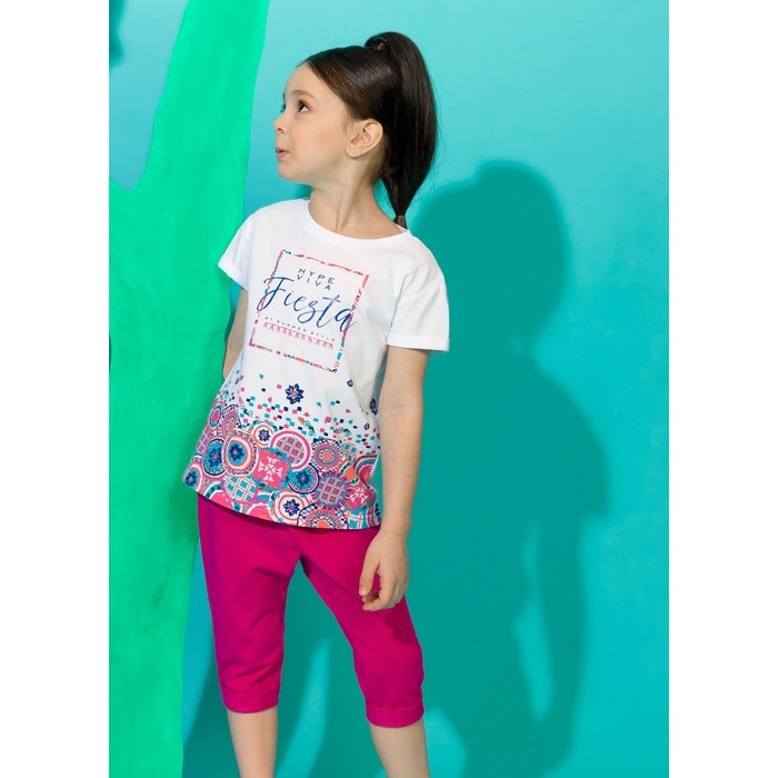 Комплект для девочки, рост 92 см, цвет белый