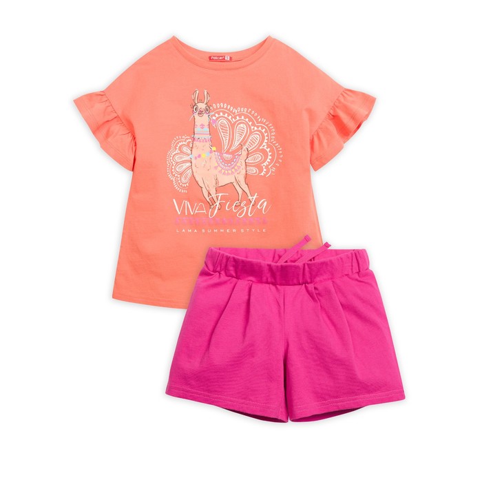 Комплект для девочки, рост 92 см, цвет персиковый