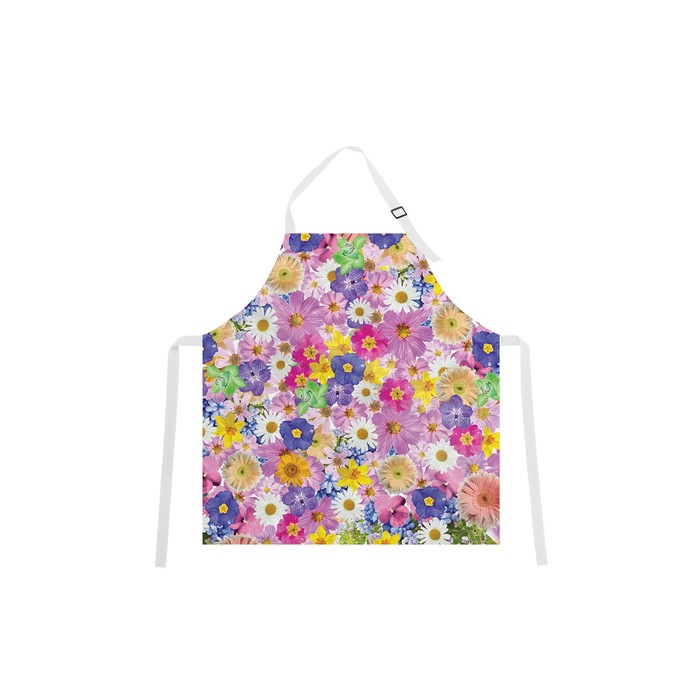 Фартук "Летние цветы", размер 68х65 см, оксфорд