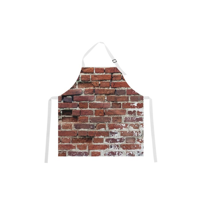 Фартук "Кирпичная стена", размер 68х65 см, оксфорд
