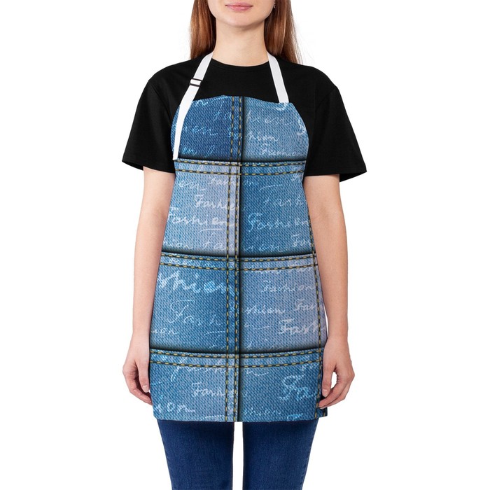 Фартук "Джинсовый мир", размер 68х65 см, оксфорд