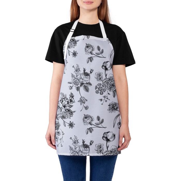 Фартук "Букет", размер 68х65 см, оксфорд
