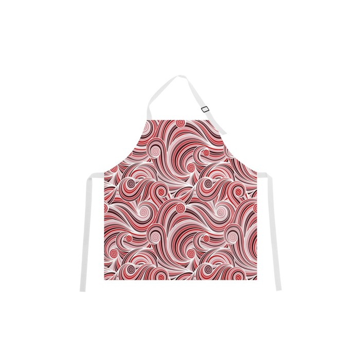 Фартук "Розовые волны", размер 68х65 см, оксфорд