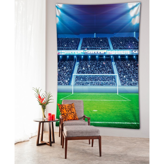 Фотопанно вертикальное «Скоро матч», размер 150x200 см