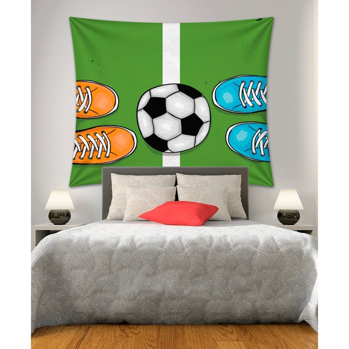 Фотопанно горизонтальное «Соперники на поле», размер 150x200 см