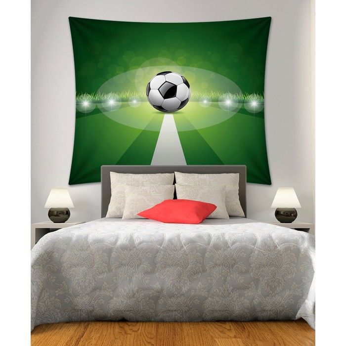 Фотопанно горизонтальное «В центре игры», размер 150x200 см