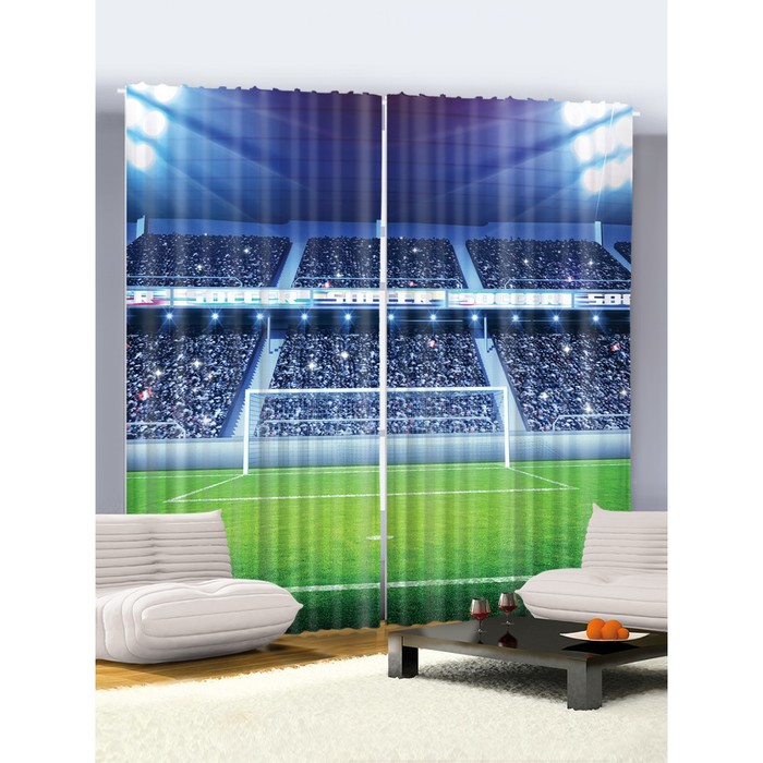 Комплект фотоштор «Скоро матч», размер 290x265 см