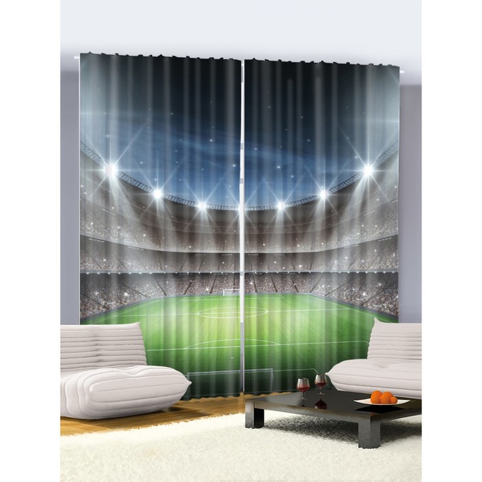 Комплект фотоштор «Болельщики в ожидании», размер 290x265 см