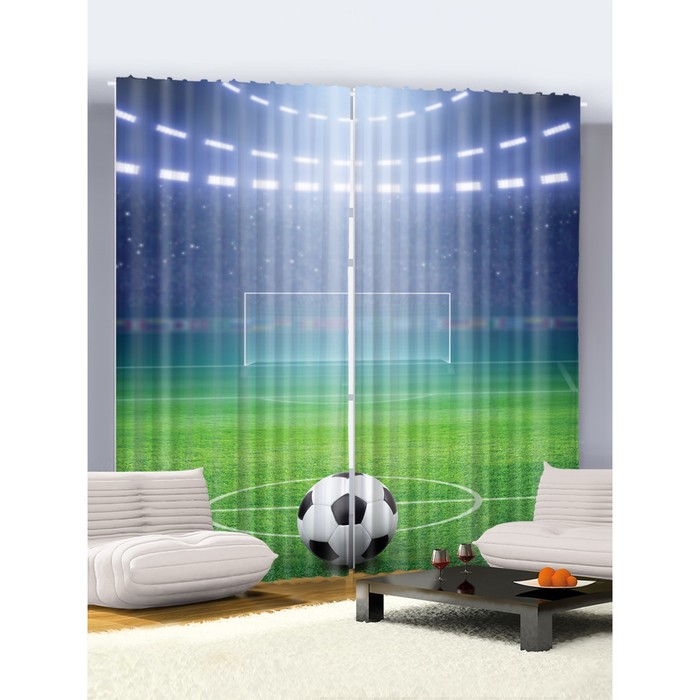 Комплект фотоштор «Важный матч», размер 290x265 см