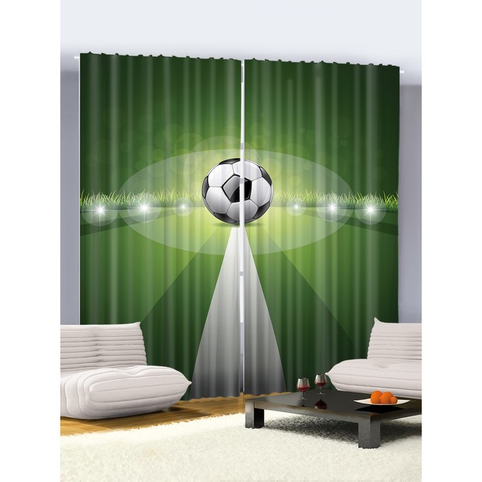 Комплект фотоштор «В центре игры», размер 290x265 см