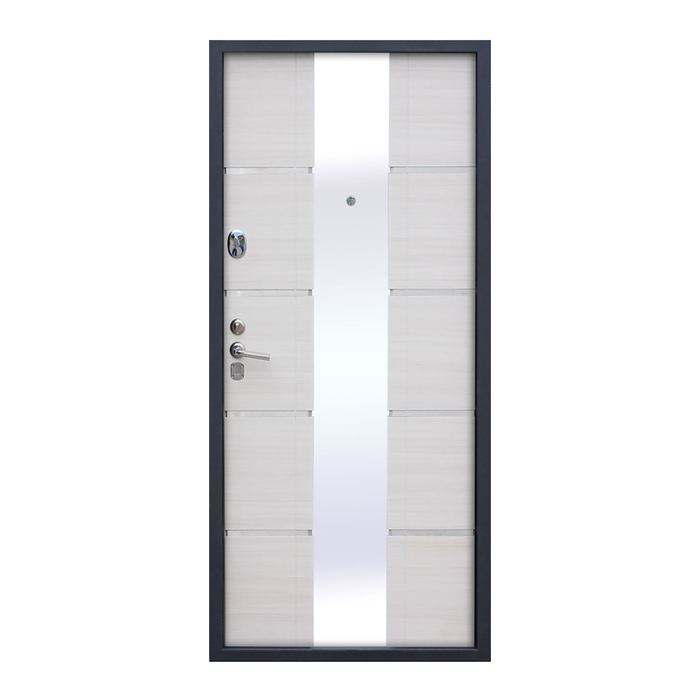 Дверь входная Alta Tech Белый ясень 2040x880 (левая)