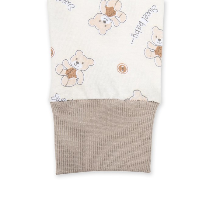 Пижама для девочки Мишки Sweet Baby, рост 128 см, цвет бежевый