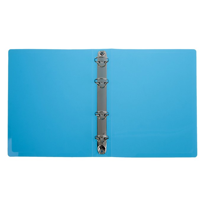 Папка А5 Proff. Standard, на 4 кольцах, 25 мм, голубая